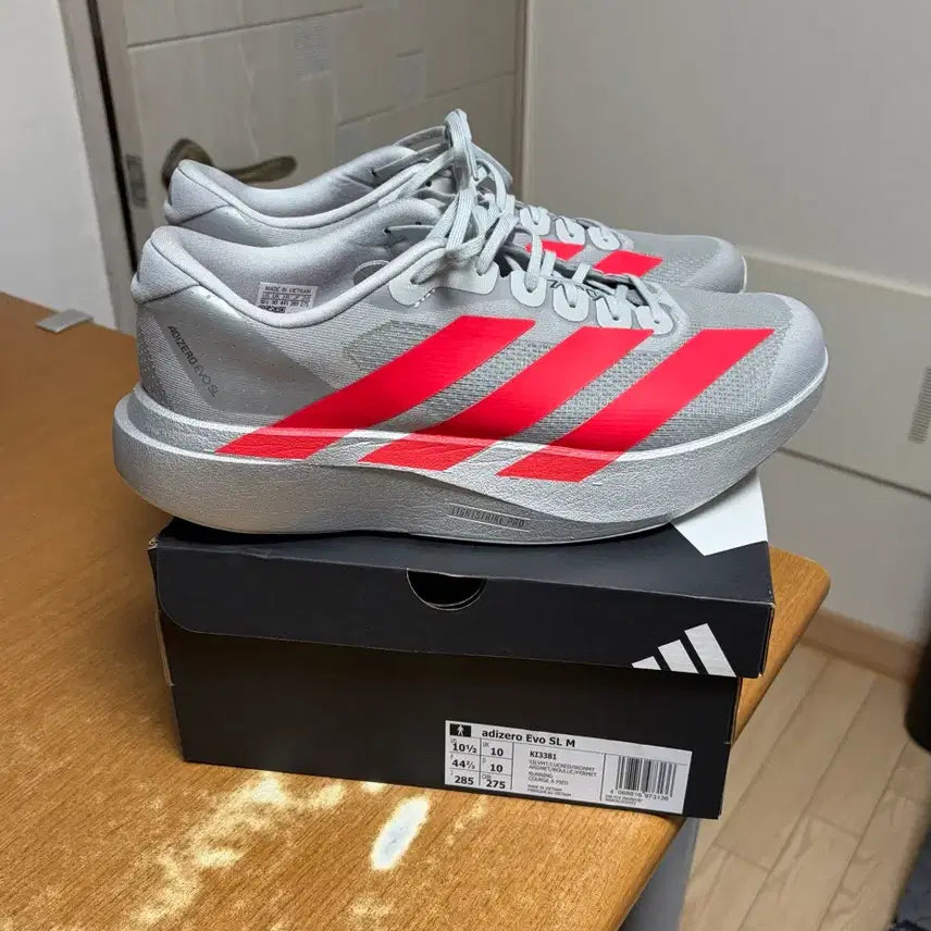 [BUNJANG] Adidas Adizero EVO SL Running Shoes Silver 285 / 아디다스 러닝화 에보SL 285 신품급