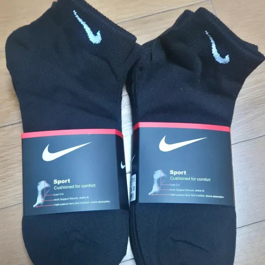 [BUNJANG] Nike Sports Men's Ankle Socks (Black, 10 Pairs) / (택배할인)나이키 스포츠 남자 단목 양말 블랙 10켤레