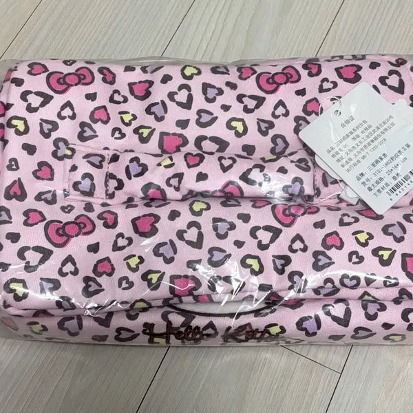 [BUNJANG] Sanrio Hello Kitty Leopard Pattern Pouch / 산리오 헬로키티 레오파드 패턴 파우치
