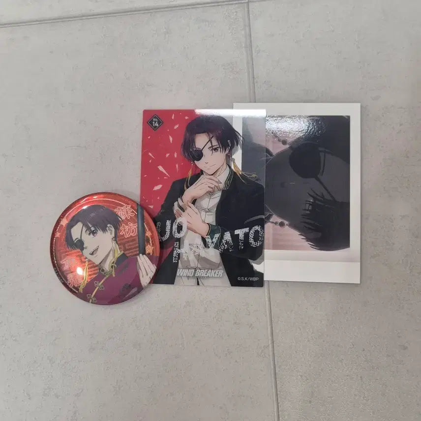 [BUNJANG] WinBreaSwo Hayato Bundle Set Can Badge / Photocard / 일괄) 윈브레 스오 하야토 캔뱃지/포카