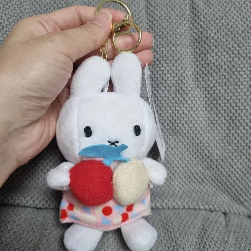 [BUNJANG] Miffy Fruit Costume Doll Keychain / 미피 과일 옷 인형 키링