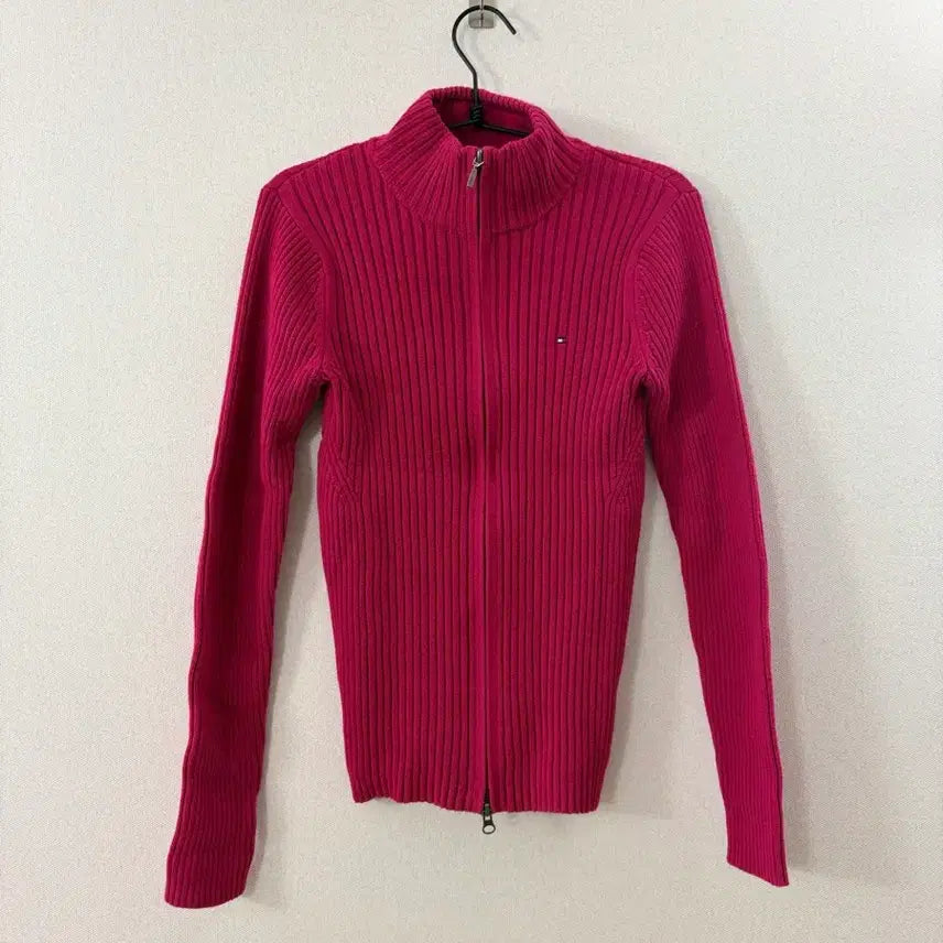 [BUNJANG] Tommy Hilfiger Women's Knit Zip-Up Jacket M / 여성용 타미힐피거 니트집업 M