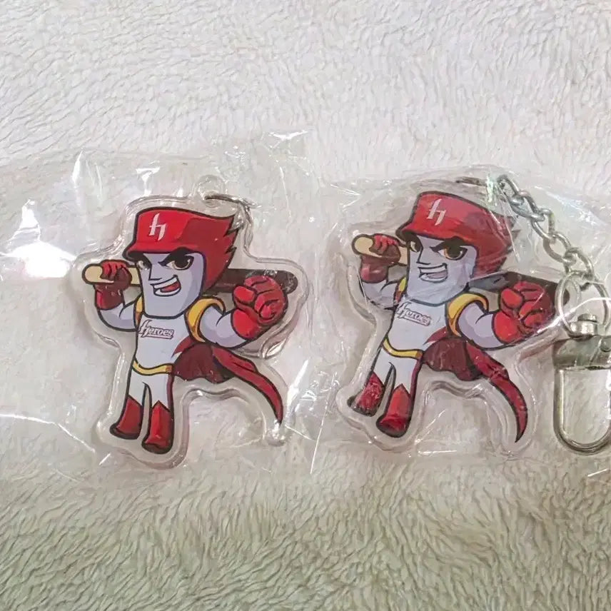 [BUNJANG] Kiwoom Heroes Dukdoli Acrylic Keychain / 키움 히어로즈 턱돌이 아크릴 키링