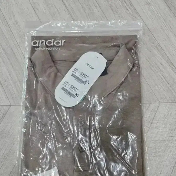[BUNJANG] Andar Polo T-Shirt XL / 안다르 폴로티셔츠 xl. 새거