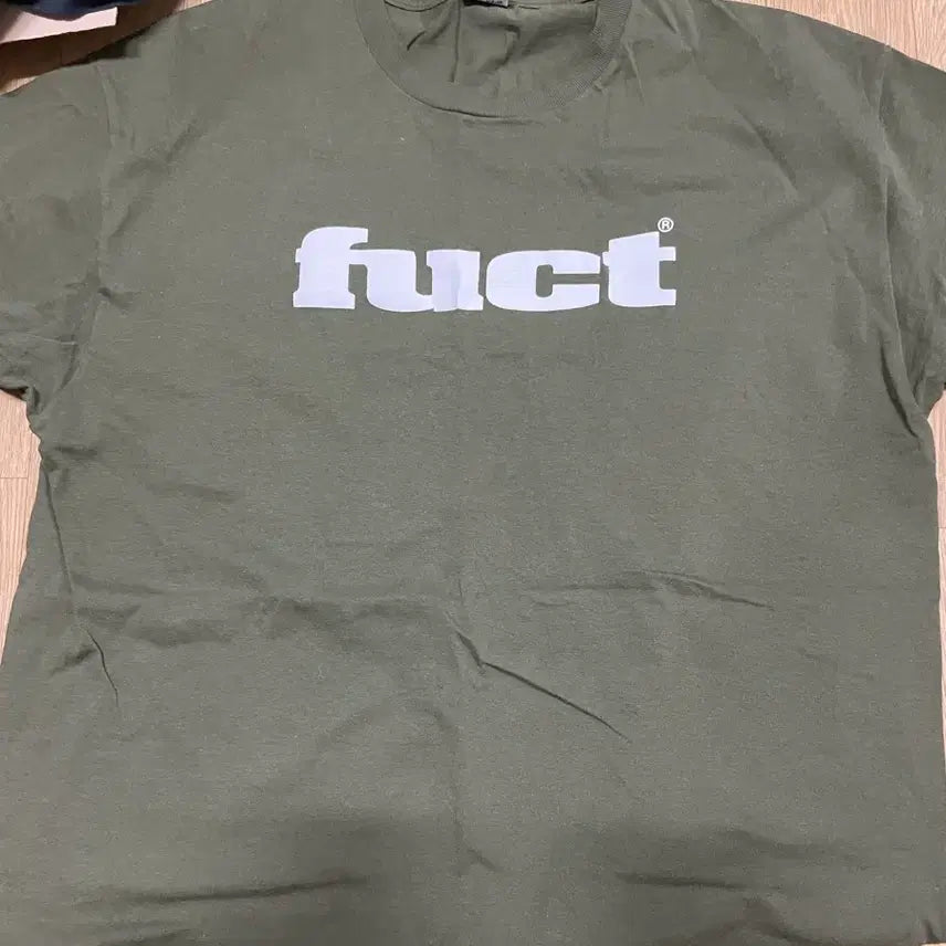 [BUNJANG] Fuct OG Logo T-Shirt Khaki XL / (XL) 퍽트 fuct og 로고 티셔츠 카키