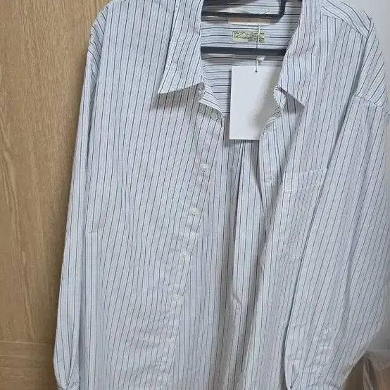 [BUNJANG] Favega Antony Stripe Shirt (Ivory) Size 3 / 파브레가 안토니 스트라이프 셔츠(아이보리) 사이즈3