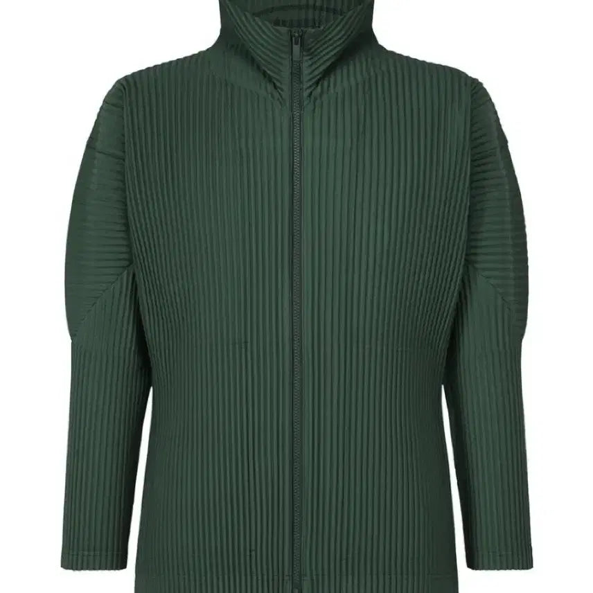 [BUNJANG] Homme Plissé Zipper Deep Green Size 4 / [4] 옴므플리세 집업 딥그린/다크그린