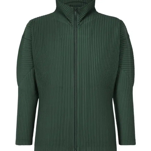 [BUNJANG] Homme Plissé Zipper Deep Green Size 4 / [4] 옴므플리세 집업 딥그린/다크그린