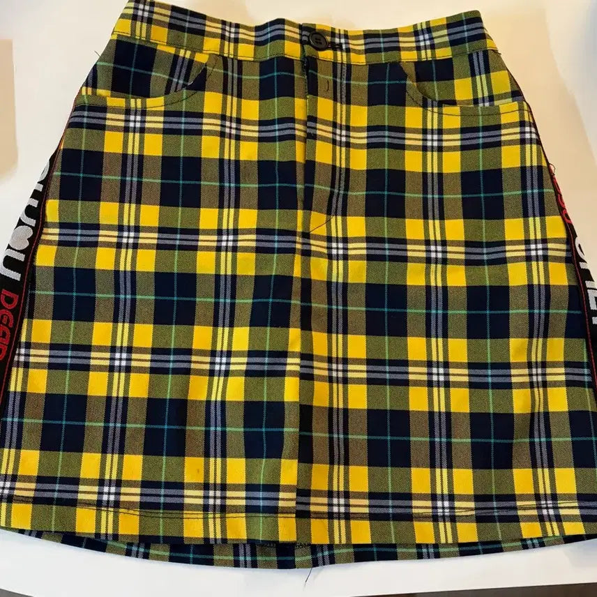 [BUNJANG] Deerstalker Checkered Skirt / 체크 교복 치마 Free 교복치마