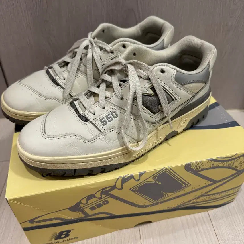 [BUNJANG] Aime Leon Dore New Balance 550 Silver Mix Sneakers / 에메레온도르 뉴발란스 550 실버믹스 275