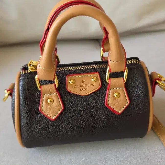 [BUNJANG] Mini Boston Cross Bag Brown / (새상품) 미니 보스턴 크로스백 브라운