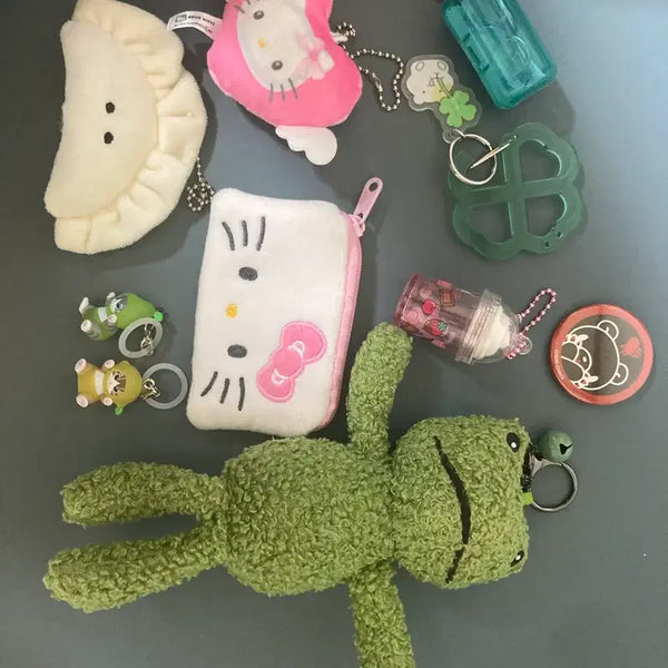 [BUNJANG] Sanrio Hello Kitty Carabiner Keyring Bundle / 키링 가챠 카라비너 다이소 키티 지갑 일괄판매