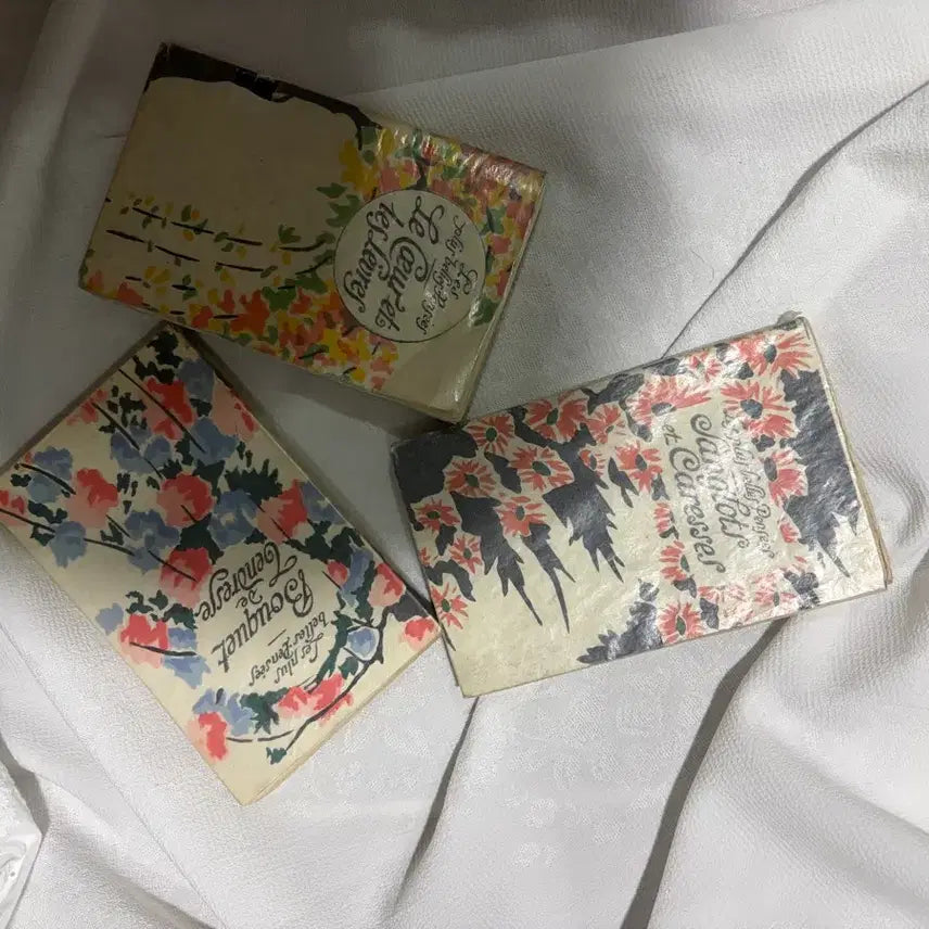 [BUNJANG] Vintage French Poetry Book Set (3 Volumes) / 빈티지 미니북 3권 세트