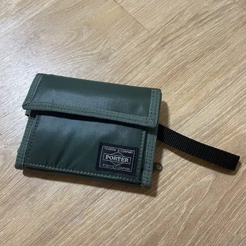 [BUNJANG] Porter Capsule Wallet Khaki / 포터 캡슐 월렛 카키