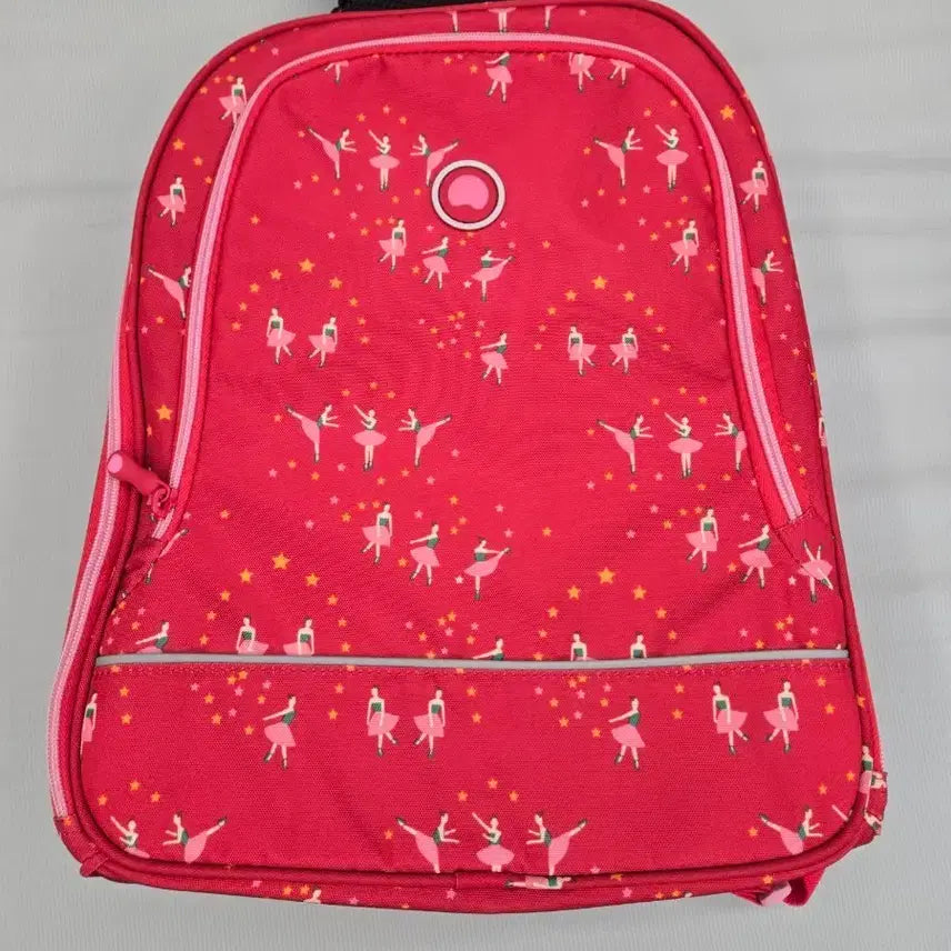 [BUNJANG] Delsey Ballerina Pattern Backpack / Delsey 발레리나 패턴 백팩 가방