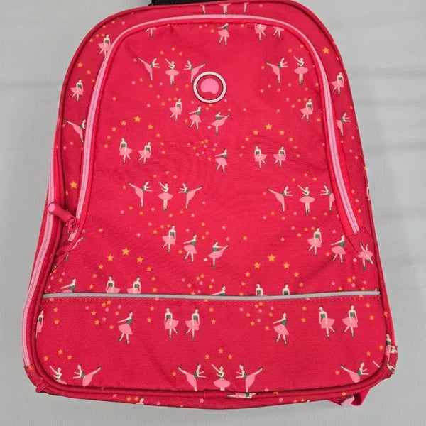 [BUNJANG] Delsey Ballerina Pattern Backpack / Delsey 발레리나 패턴 백팩 가방