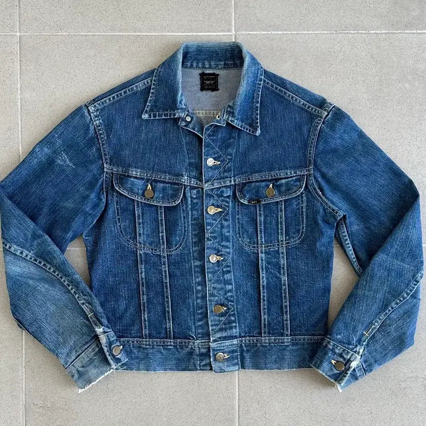 [BUNJANG] 1960s Lee 101-J Denim Trucker Jacket 38R / 60s Lee 101-J 빈티지 리 101 데님 자켓 38R