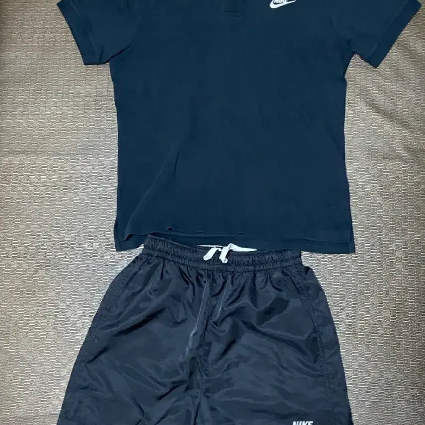 [BUNJANG] Nike Men's Polo Shirt and Shorts Set / 나이키 카라티 + 반바지
