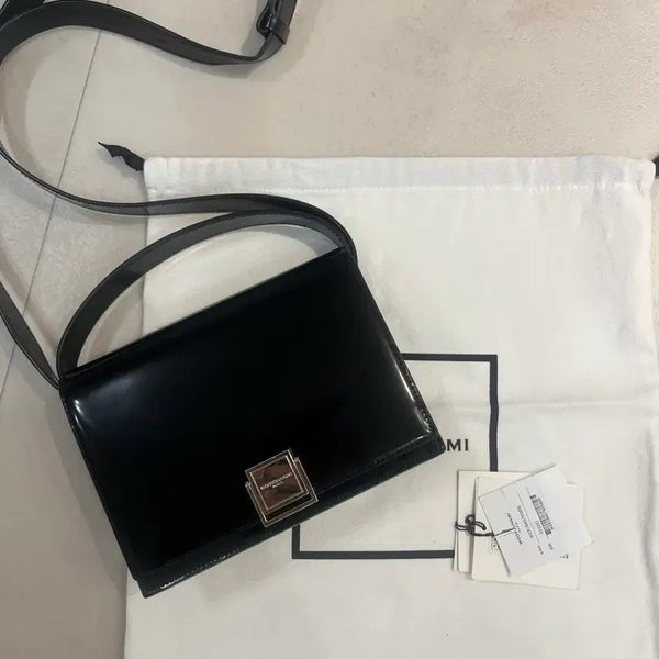 [BUNJANG] WooYoungMi Patent Leather Crossbody Bag / 우영미 유광 크로스백