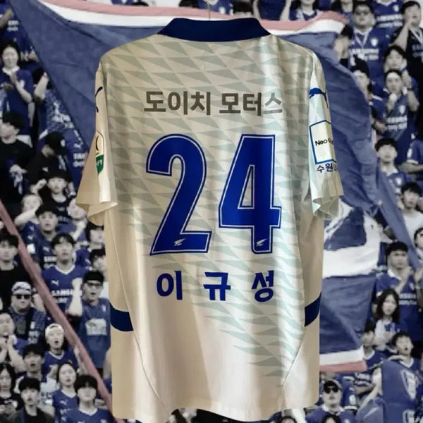 [BUNJANG] Suwon Samsung Bluewings 2025 Lee Gyu-seong Retro Away Authentic Jersey XL / 2025 수원삼성 블루윙즈 이규성 레트로 어웨이 유니폼 정품