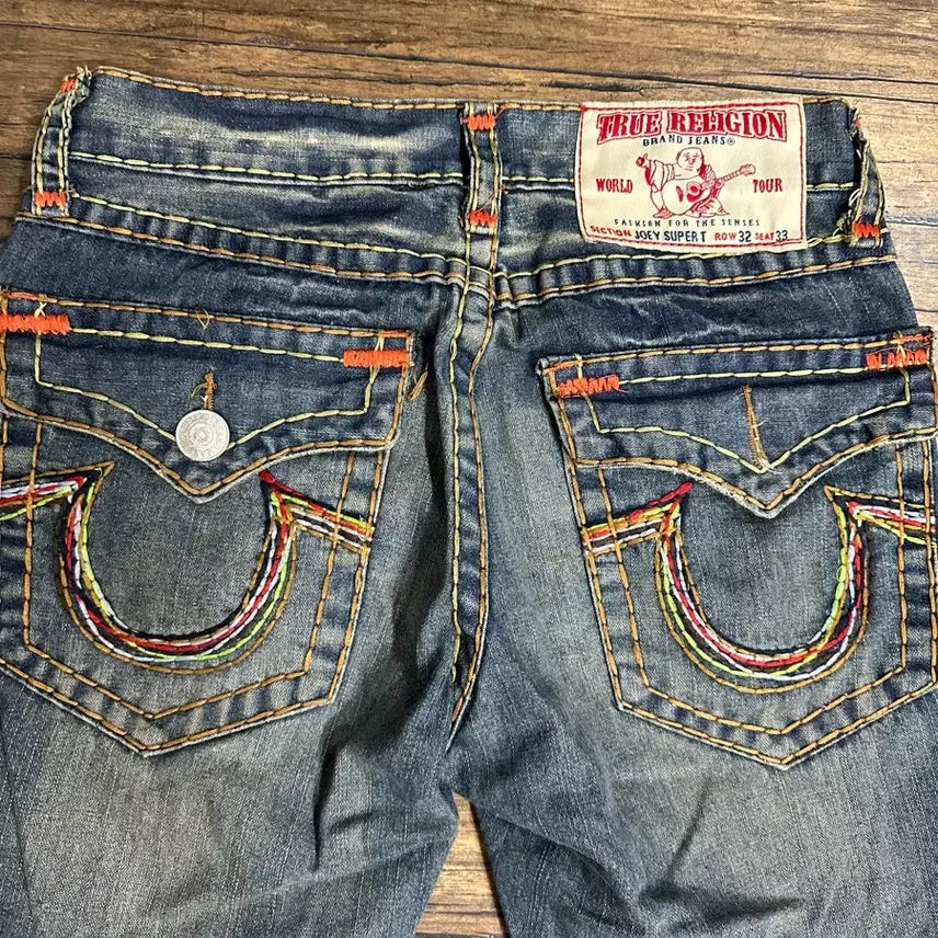 [BUNJANG] True Religion Joey Super T USA Bootcut Denim Jeans Size 32 / Y2K 트루릴리전 Joey Super T USA 부츠컷 데님 32