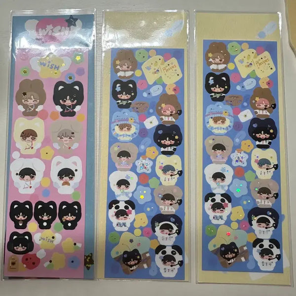 [BUNJANG] NCT WISH Danim Seal Sticker Bundle Set / 일괄)엔시티 위시 nct wish 다님 씰스티커 3장