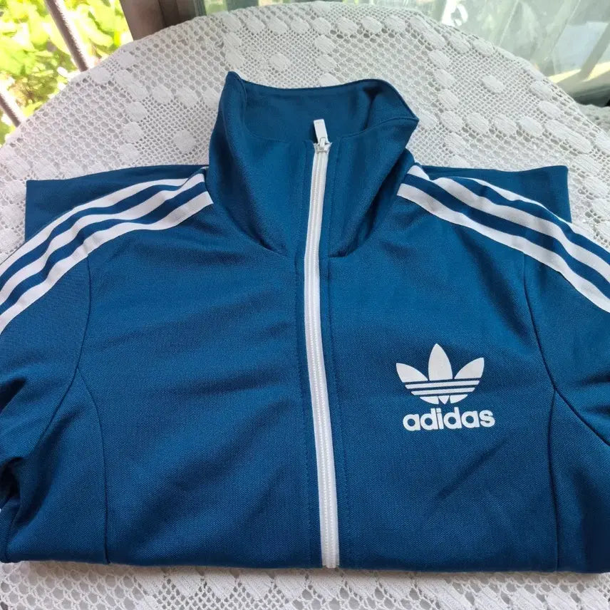 [BUNJANG] Adidas Women's Jersey Track Top Green / 아디다스여성 저지 트랙탑 청록ㅡ90ㅡ가격내림