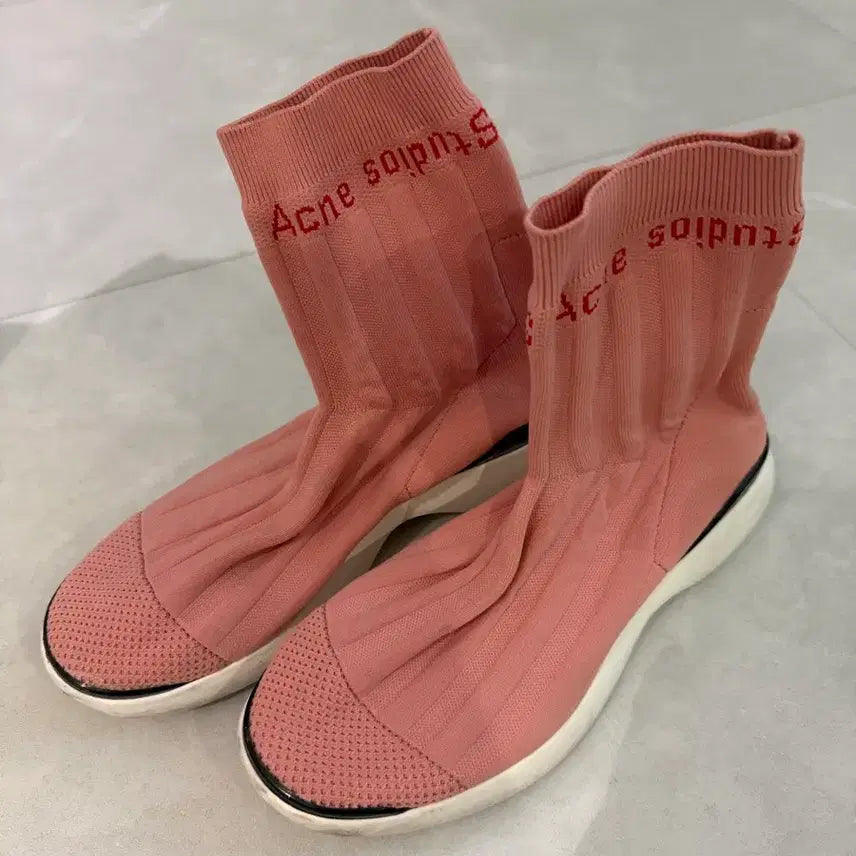 [BUNJANG] Acne Studios Sock Sneakers Pink / 아크네 스튜디오 삭스 스니커즈 핑크