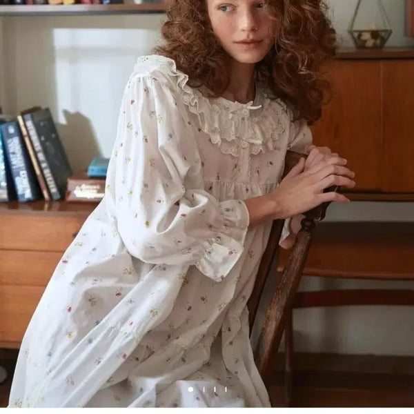 [BUNJANG] Ullala Pajamas Amite 7/10 Sleeve Dress Ivory / 울랄라 파자마 아미떼 7부 원피스