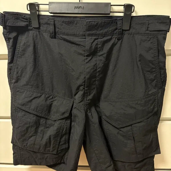 [BUNJANG] Juun.J Diagonal Cargo Short Pants / 준지 나일론 사선 카고 쇼트 팬츠
