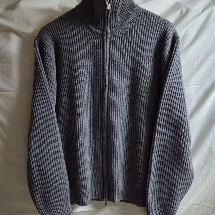 [BUNJANG] The Row 25FW Roy Full Zip Knit Melange Grey / 인더로우 25FW 로이 풀집업 니트 멜란지그레이 3 105