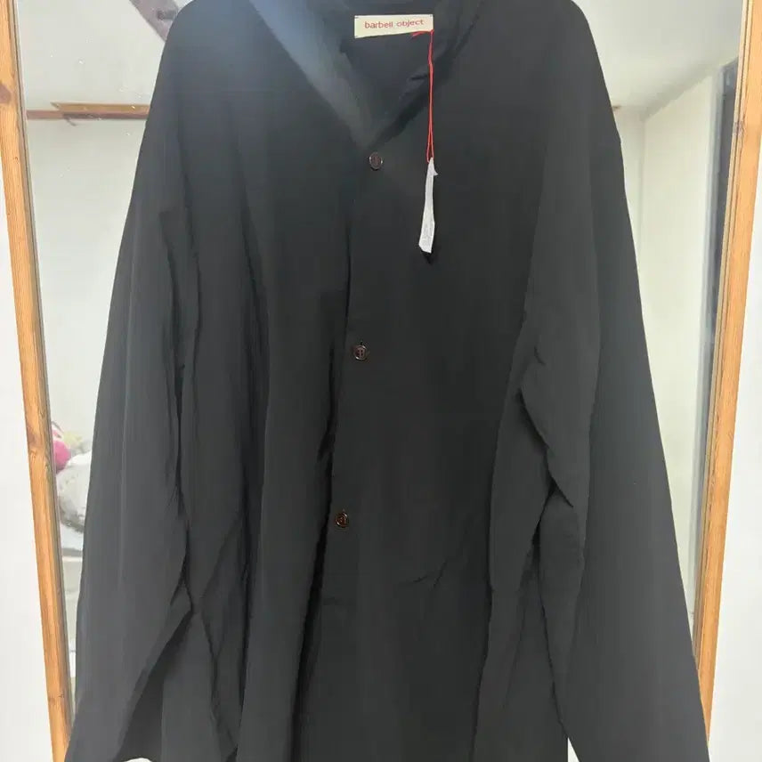 [BUNJANG] Babel Object Black Shirt Size 2 / 바벨오브젝트 셔츠 2사이즈