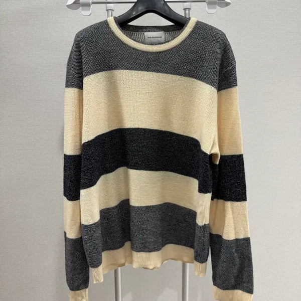 [BUNJANG] Solid Homme Wool Knit Size 52 / 솔리드옴므 울 니트 52사이즈