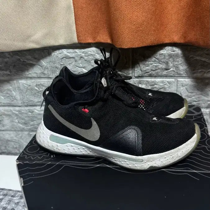 [BUNJANG] Nike PG 4 Basketball Shoes Black / 나이키 PG4 블랙 농구화