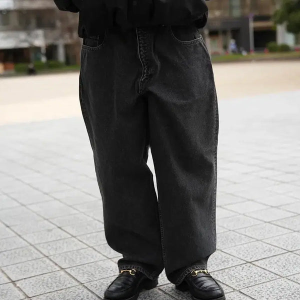 [BUNJANG] Cootie Production 5-Pocket Baggy Denim Pants (Faded Black) / [m]cootie baggy denim pants 쿠티 데님