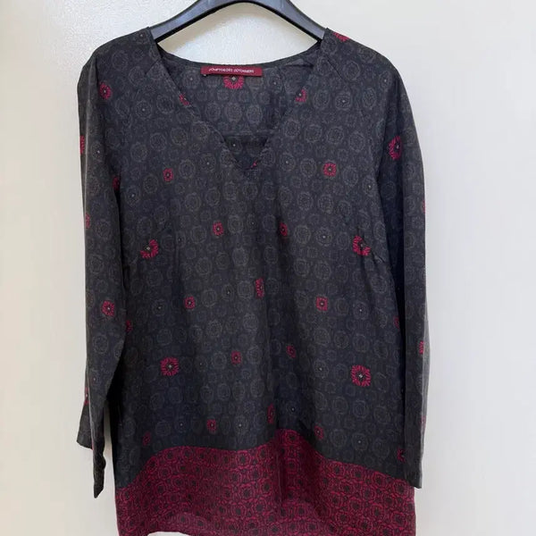 [BUNJANG] Comptoir des Cotonniers Genuine Patterned Blouse / 정품 꼼뜨와 데 꼬뜨니에 패턴 블라우스