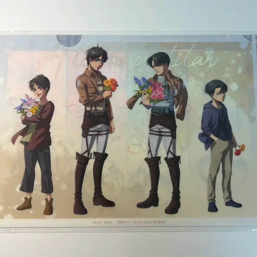[BUNJANG] Attack on Titan Eren & Levi Early Years File / 진격의 거인 에렌 리바이 꽃 어릴때 모습 파일