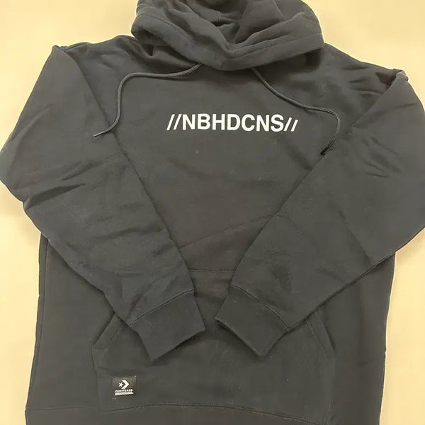 [BUNJANG] Converse Neighborhood Hoodie Black L (105) / 컨버스 네이버후드 후드티 L 105