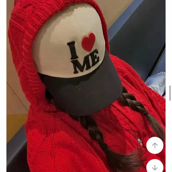 [BUNJANG] ILOVEme Ball Cap Hat / 아이러브미 볼캡 모자