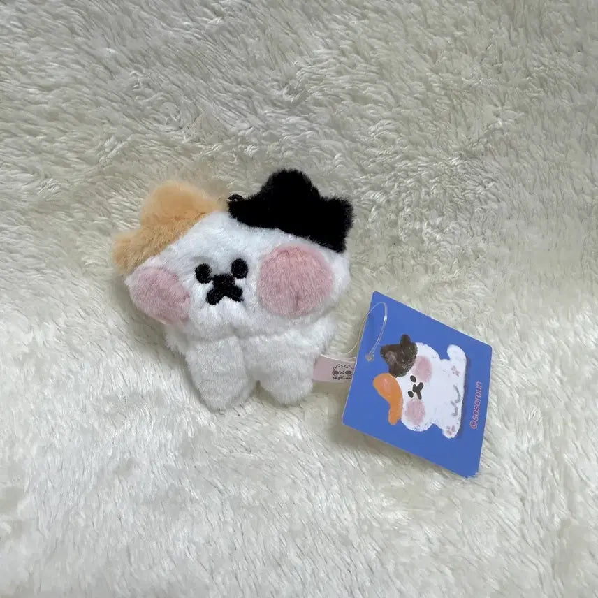 [BUNJANG] Mini Tricolor Cat Charm Bag Charm / 미니미삼색고양이인형키링가방걸이
