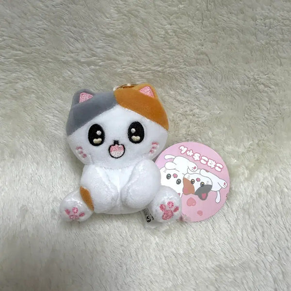 [BUNJANG] Koneko-chan Speckled Calico Cat Doll Keychain Bag Charm / 코네코짱점박이삼색고양이인형키링가방걸이