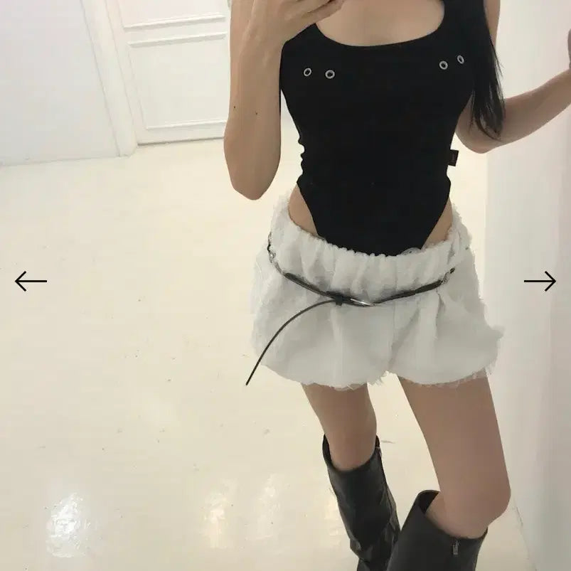 [BUNJANG] Kirev Punch Eyelet Tank Top Gray / Kirev 키레브 펀칭 아일렛 탱크탑 나시 (made) 그레이