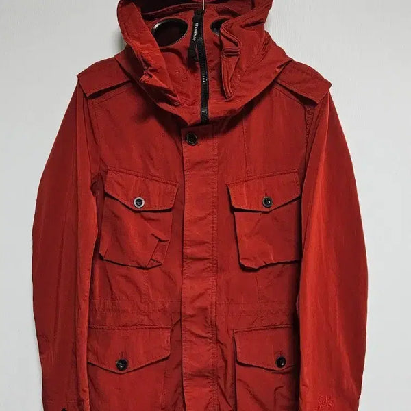 [BUNJANG] CP Company Goggle Hood Jacket Red / No. 152 CP컴퍼니 고글 후드 자켓 레드 ( 105 )