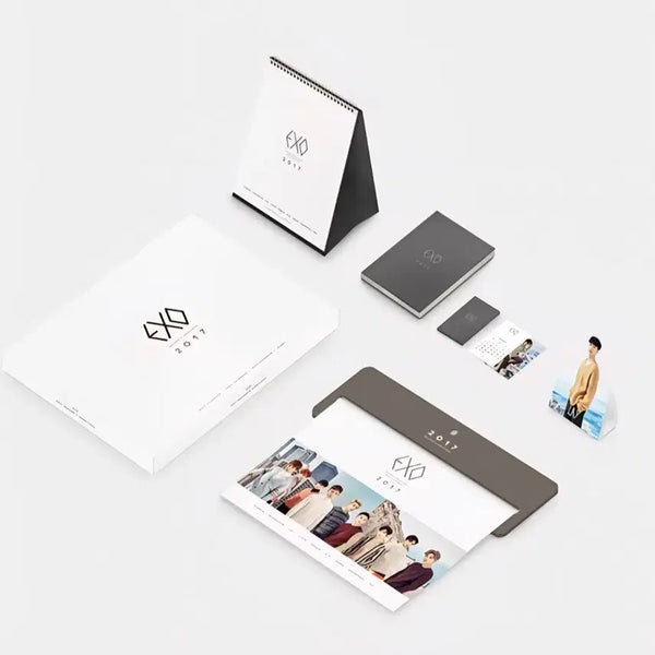 [BUNJANG] EXO 2017 Season's Greetings Full Set + Baekhyun Autograph / 엑소 EXO 2017 시즌 그리팅 풀세트 + 백현 친필사인