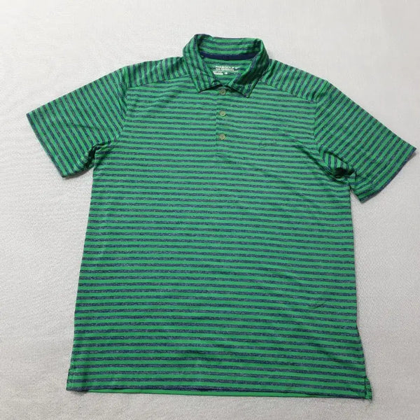 [BUNJANG] Nike Golf Striped Short Sleeve Polo Shirt Green / 나이키 골프 스트라이프 반팔 폴로티 그린 100~103