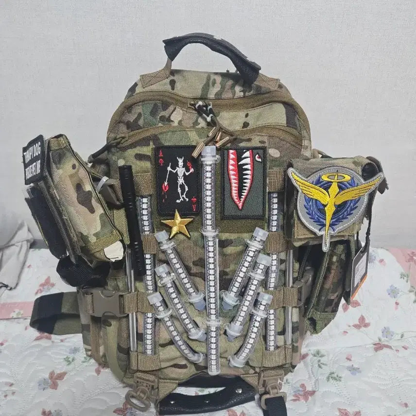 [BUNJANG] Military LED Backpack / 밀리터리 LED백팩 새상품