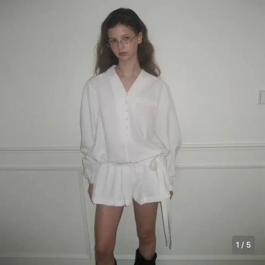 [BUNJANG] OVERDUELARE Tailored Pleats Jumpsuit White / 오버듀플레어 TAILORED PLEATS JUMPSUIT_WHITE