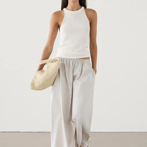 [BUNJANG] Massimo Dutti Cotton Poplin Maxi Flare Skirt / 마시모두띠 바스락 밴딩 포플린 롱스커트 플레어 a라인 코튼 치마 맥시