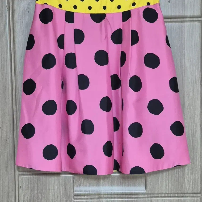 [BUNJANG] Moschino Couture Pink Polka Dot Skirt / 모스키노 뀌뛰르 핑크 도트 스커트(여성) 40(국내매장판)