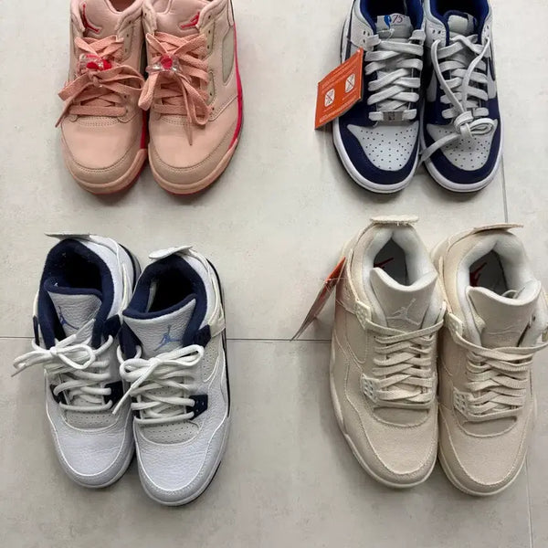 [BUNJANG] Air Jordan 5 Low, Nike Dunk Low Nets, Jordan 4 Retro Columbia, Jordan 4 Retro Sail / [새상품/상태A급] 에어조던5 /NBA 덩크로우/조던 4 레트로